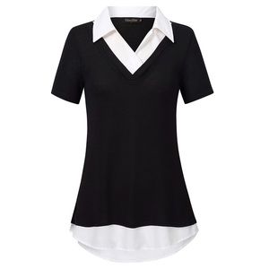 Brand new work blouse. Tags attached. Work sweater with collar.